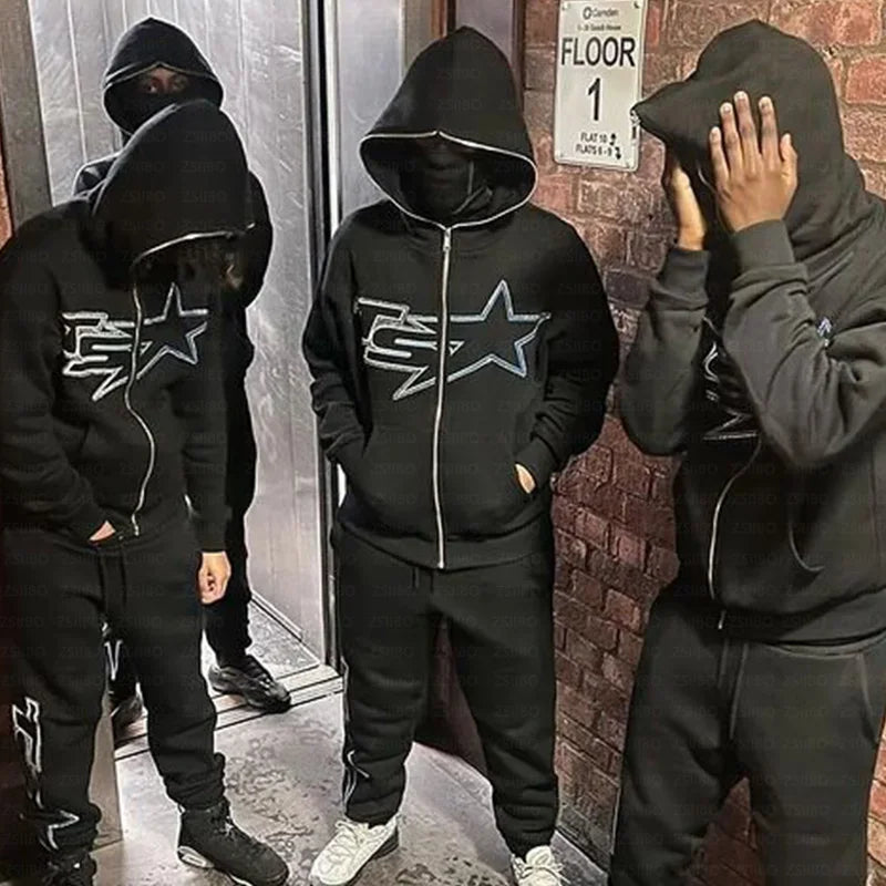 Full Zip Y2K Hoodie